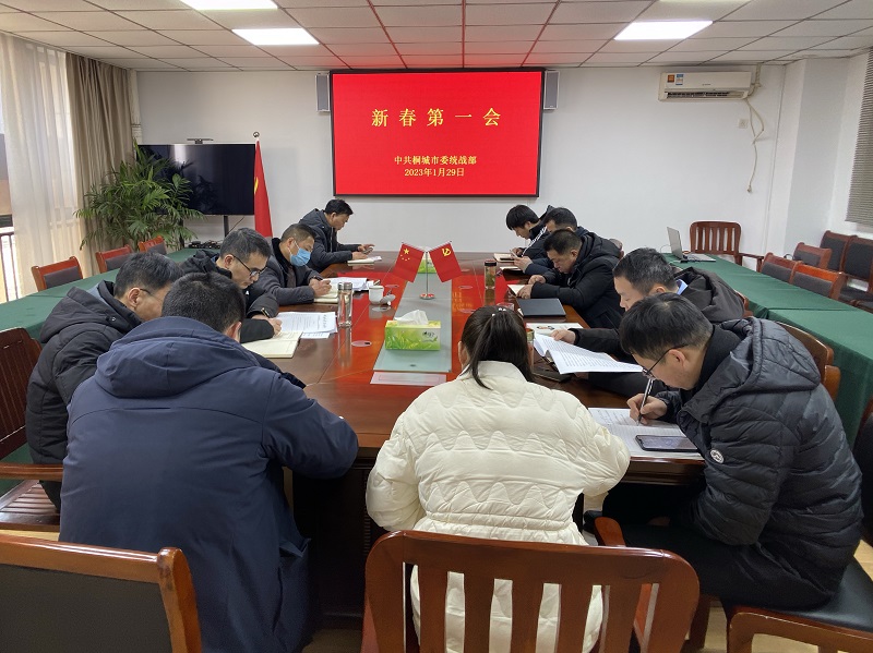 桐城市委统战部：收心提神入状态 “卯”足干劲“兔”新篇